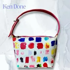 希少 Ken Done ミニバッグ ポーチ サブバック マルチカラー