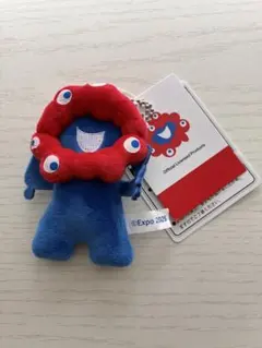 万博　ミャクミャク ぷちマスコットキーチェーン ぬいぐるみキーホルダー