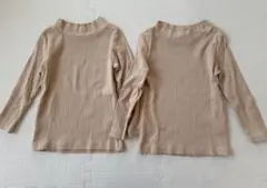 プチハイネック長袖ロンT 2枚100