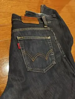 EDWIN503ダークブルー ストレートジーンズ