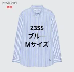 UNIQLO JWA オーバーサイズストライプシャツ　ブルーM