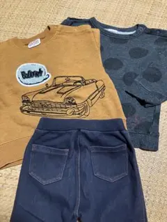 男児トレーナー・パンツ3点size90