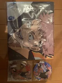呪術廻戦 クリアファイルと缶バッジセット