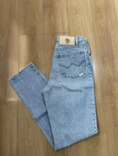 ライトブルー ストレートデニム ハイウエスト