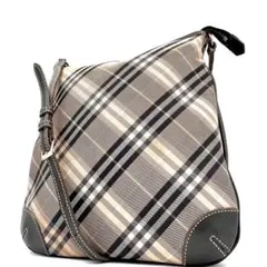 《美品》BURBERRY BLUE LABEL ノバチェック ショルダーバッグ