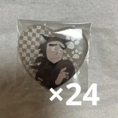 忍たま乱太郎 忍たま ナンジャタウン 諸泉尊奈門 ハート缶バッジ 24点セット