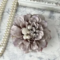 コサージュ　クリームラベンダー系　 卒業式　入学式　パーティ　セレモニー