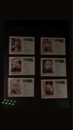 LIL LEAGUE プロフィールカード 6枚セット
