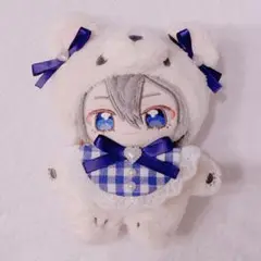 ぬい服　スタイ　リボン　セット　いつぬい　青　紺　ネイビー