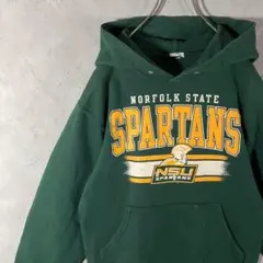 ラッセル　パーカー　ビッグプリント　チームロゴ　スパルタンズ　カレッジ　IW14