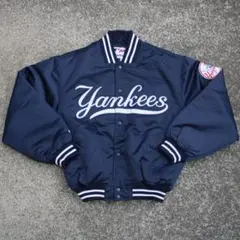 00's ニューヨーク ヤンキース majestic 古着スタジャン 着心地抜群