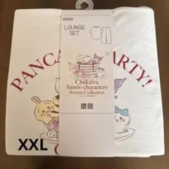 ユニクロXXLちいかわサンリオ スウィーツコレクションラウンジセットピンク
