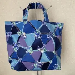花柄 ハンドメイドトートバック