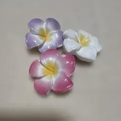お花クリップ 3点