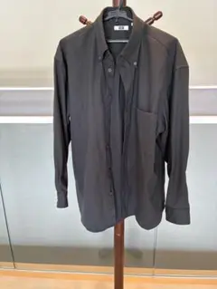 UNIQLO U ダークグレー 長袖シャツ L