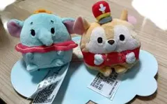 香港ディズニーランド限定　ダンボ&ティモシーぬいぐるみ