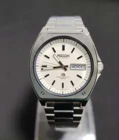 RICOH　クォーツ　デイデイト　稼働品