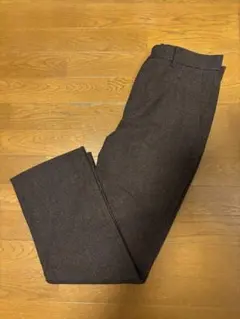 HARE グレンチェックトラウザー　ブラウン