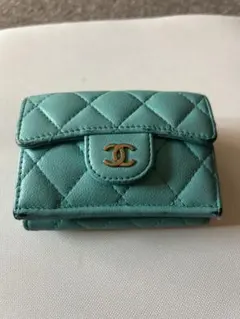 シャネル(Chanel) シャネル 三つ折り財布 マトラッセ キャビアスキン …