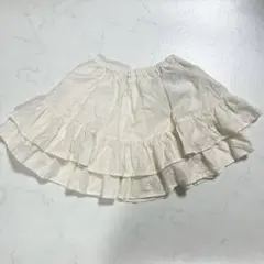 niko and… ニコアンド 2WAYレースキャミミニスカート オフホワイト