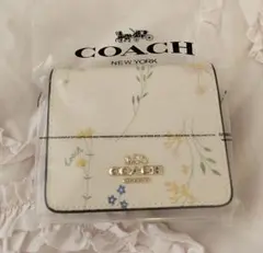 【新品】COACHカードケースチェーンウォレット