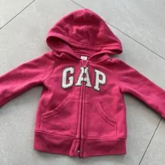 GAP 핑크 지퍼 파커 12-18개월