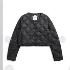 【美品】タイオンTAIONシティクルーネックダウンボレロXL 完売サイズ