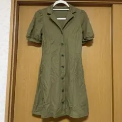 半袖ミニワンピース