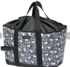 ハローキティ　ゼブラ柄　買い物バッグ　レジカゴバッグ　エコバッグ　保冷