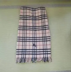 美品 Burberrys チェック柄 シルク ストール スカーフ ヴィンテージ