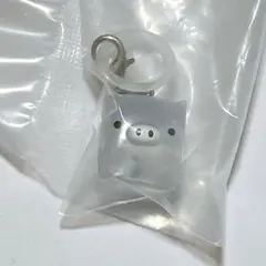 サンエックスユニバース　めじるしアクセサリー　モノクロブー（しろ）