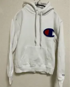Champion ホワイト パーカー