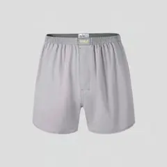 EQLZゴーストスムースボクサーパンツ 3枚入 サイズXL グレー