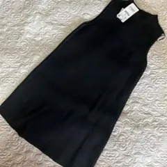 ZARA Knit ノースリーブ ハイネック ブラック M
