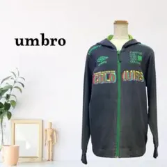 zG2106【M】umbro ジャージ ジップアップパーカー フード付きのサムネイル