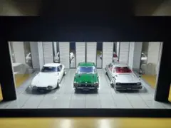 mtnジオラマ：1：24 ショールーム＆ガレージ G-FANS 710034 ショールーム ジオラマ Rambo Center Building Scene