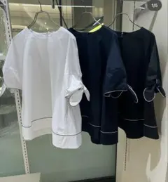 美品】 SONO/ソーノ サマーストレッチ バックリボンフレアPO 23SS 