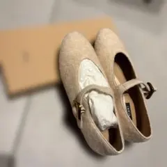 新品未使用　OHGA BOA PUMPS ボアパンプス　24cm ベージュ