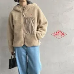 DANTON ダントン フード付き ボアフリースジャケット です(´◡` )♩