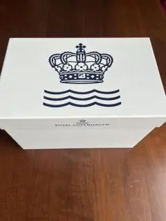 ロイヤルコペンハーゲンブルーパルメッテ デスククロックとベース