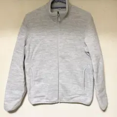 ユニクロ UNIQLO フリースジャケット ジップアップ S グレー