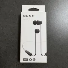 【美品】SONY WI-C100 ワイヤレスイヤホン 1回のみ使用　動作確認済み