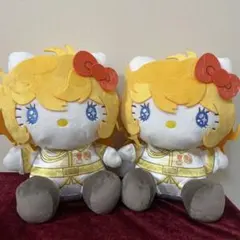 限定　ベルサイユのばら×サンリオBIGぬいぐるみ　キティ オスカル2体セット