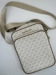 [極美品]MICHAEL KORS MKロゴショルダーバッグ
