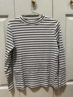 ROPÉ PICNIC 白黒ストライプ長袖Tシャツ