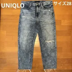 UNIQLO スラウチテーパードアンクルジーンズ