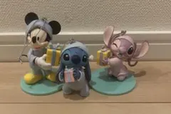 ディズニー　オーナメントくじ スティッチ エンジェル　ミッキー セット
