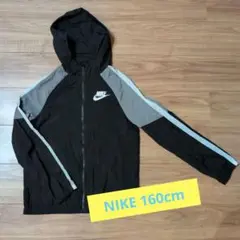 Nike フード付きジャケット ブラック/グレー