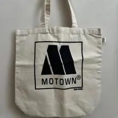 MOTOWN ロゴ入り トートバッグ ベージュ