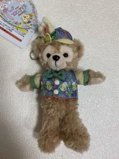 【新品】ディズニー　ダッフィー&フレンズ　ダッフィー　イースターぬいぐるみバッジ